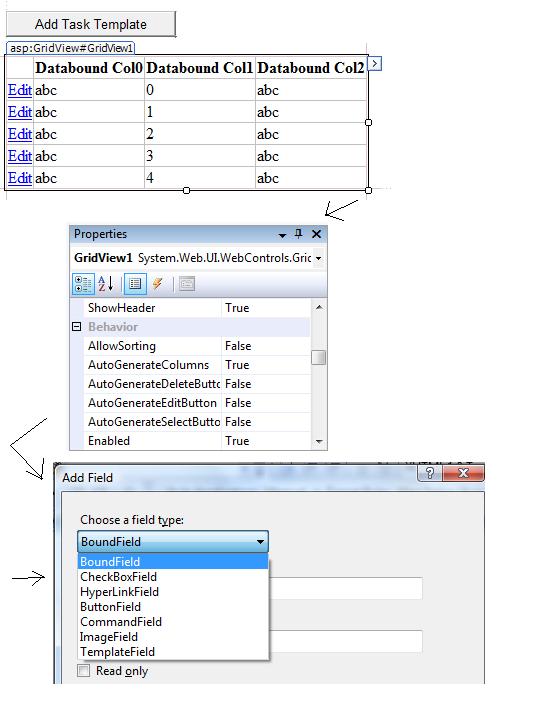 NET(vb.net) & DetailsView - GridView Control - Visual Studio 2005,2008. Adding a checkbox to a gridview in C# ASP.NET 3.5
